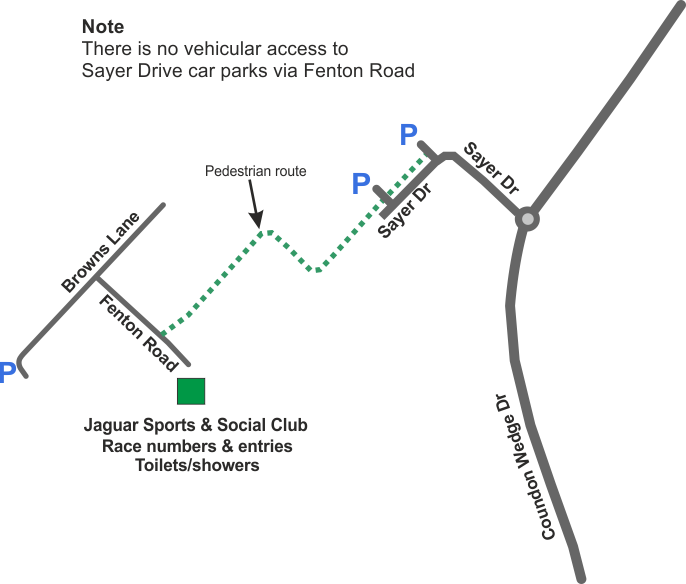 Parking locations